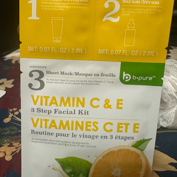 B Pure facial mask , scub, cleansing, mud/pak , all to refresh & tone your face - Picture 2 of 4